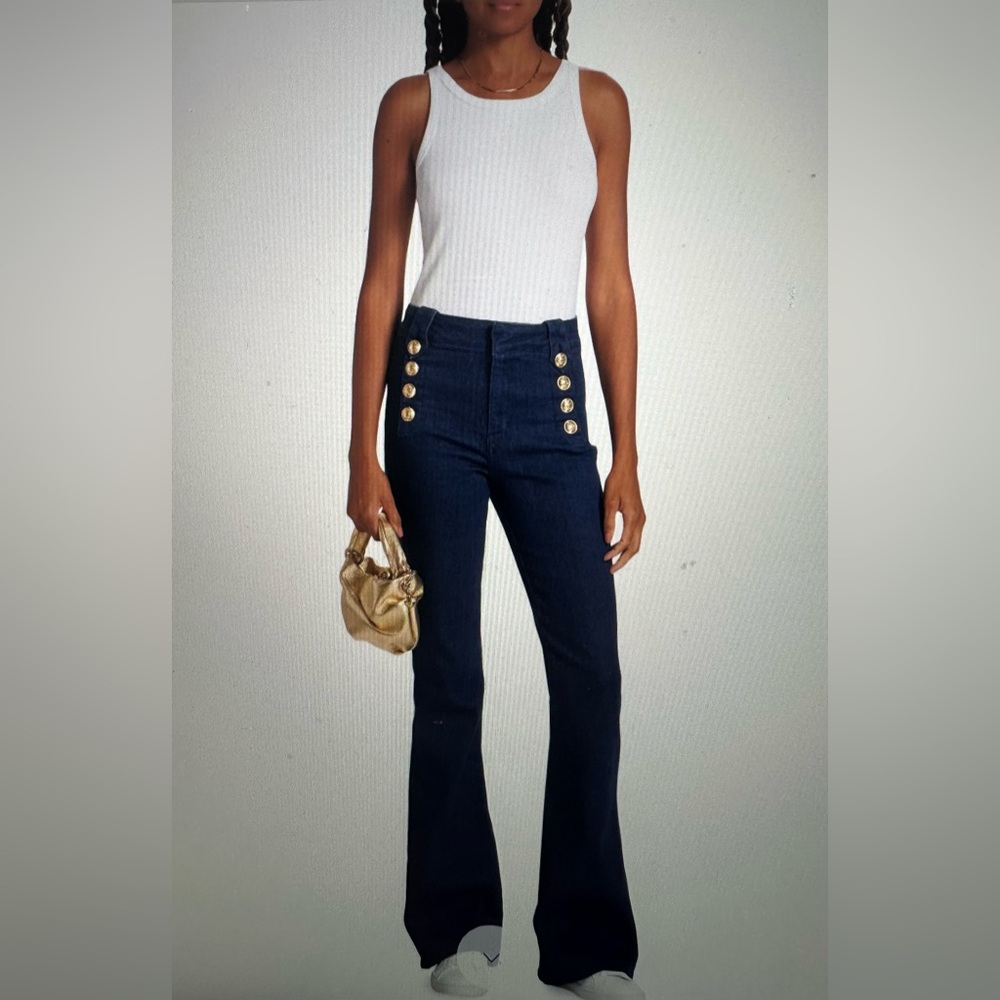 Derek Lam 10 Crosby Robertson flared denim Jean. Size 26